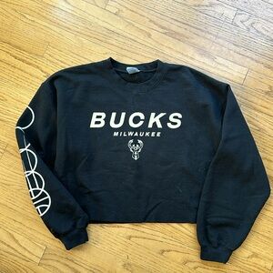 Junk Food Milwaukee Bucks Cropped Crew